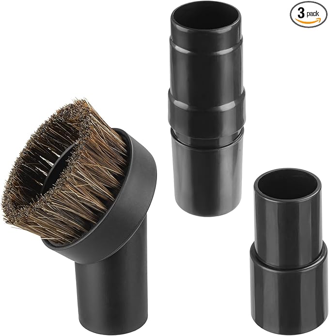 3 Pcs 25mm Soft Horsehair Vacuum Brush Attachment by AzmuthforSharkvacuum