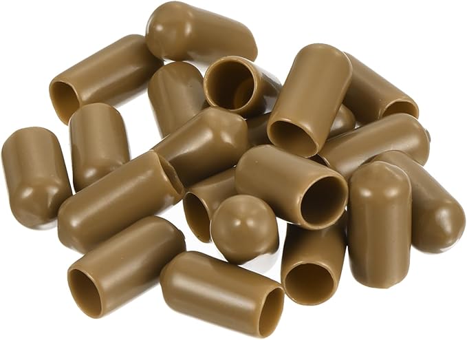 uxcell 20pcs Rubber End Caps 7.5mm ID Vinyl PVC Round Tube Bolt Cap Cover Screw - Image 4