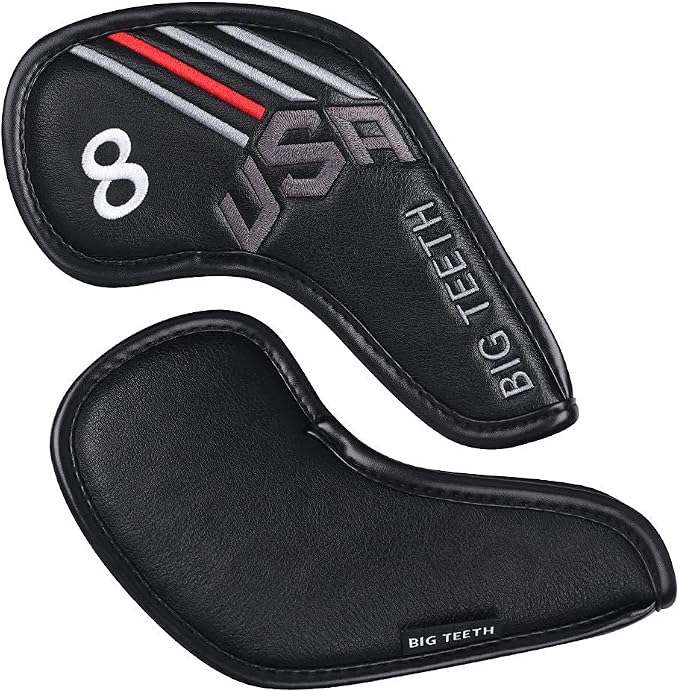 Big Teeth Golf Cover USA Stripe and Star Headcover Covers, Driver Fairway Wood - Image 6