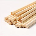 1/2 x 6 Inch 100 PCS Dowel Rods Wood Sticks Wooden Dowel Rods by DTmasao