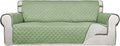 PureFit Reversible Quilted Sofa Cover, Water Resistant Slipcover Furniture by PureFit