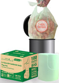 3 Gallon Flap Tie Compostable Trash Bags, Biodegradable Kitchen Garbage Bags by BEIDOU-PAC