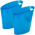 Youngever 2 Gallon Slim Trash Can, Plastic Garbage Container Bin, Small Trash by Youngever