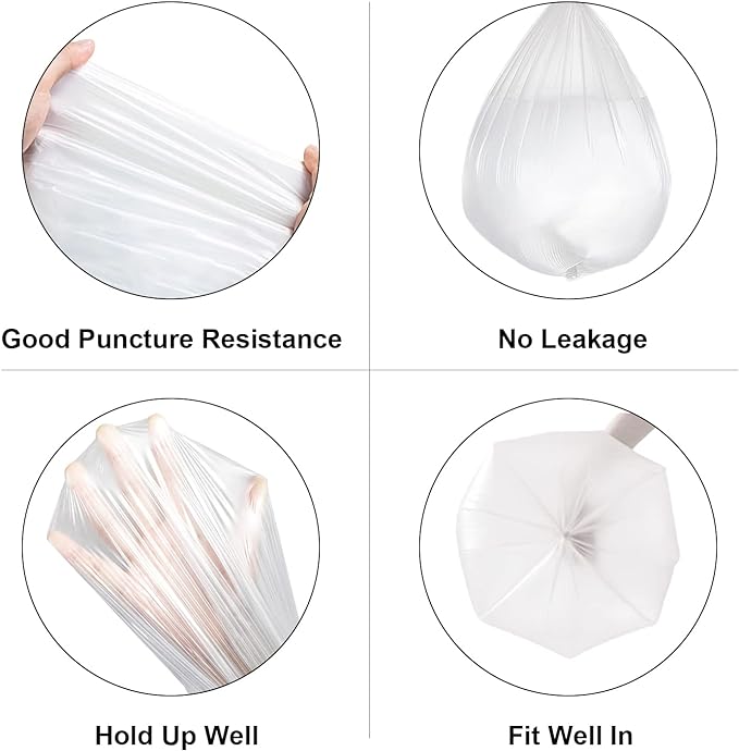 120 Count 8 Gallon Trash Bags Unscented - Image 4