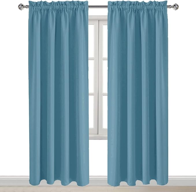 DWCN Blackout Curtains for Living Room Thermal Insulated, Energy Saving & Noise - Image 9