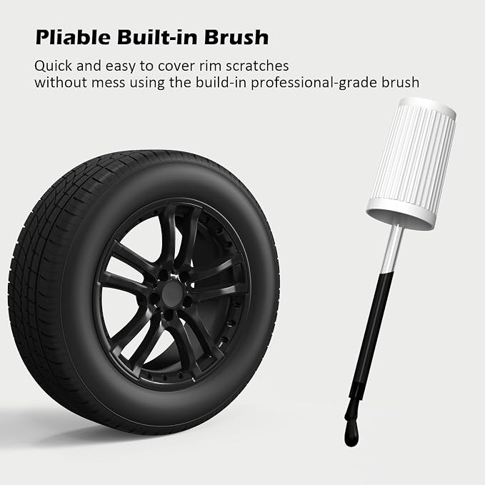FOLLOWIN Matte Black Rim Touch Up Paint - Image 3
