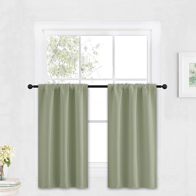 RYB HOME Bathroom Window Curtains by RYBHOME