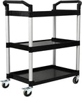 3-Tier Utility Rolling Cart by SHUNYILONG