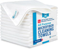 MW Pro Microfiber Cleaning Cloth | White | Size 16" x 16" | All Purpose by MicrofiberWholesale