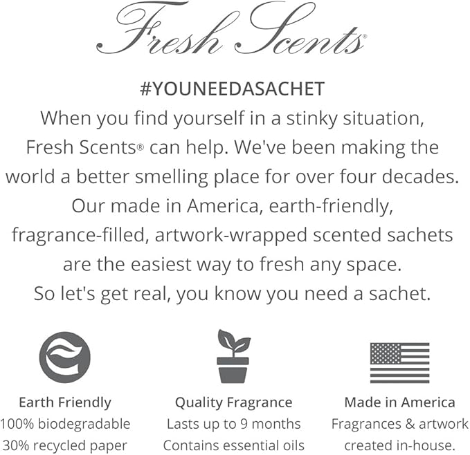 WillowBrook | Fresh Scents Scented Sachet Packet | Hello Gorgeous | Air - Image 7