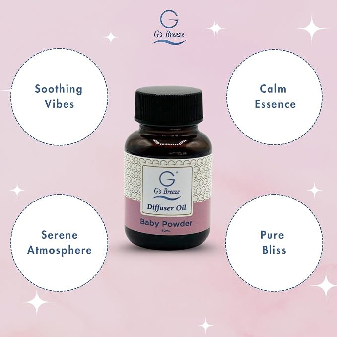 G's Breeze Baby Powder Diffuser Oil Refill - Image 7