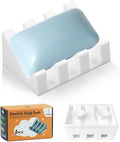 Silicone Soap Dish for Bar Soap Holder for Shower Bathroom Self Draining by MrBulloc