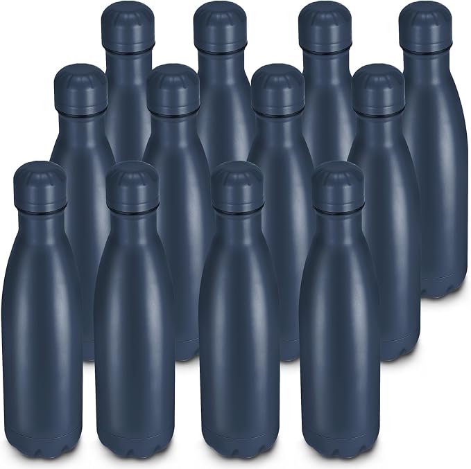 17oz Cola-Bottle Shaped Stainless Steel Leak-proof Water Bottle, Double Wall by Unknown
