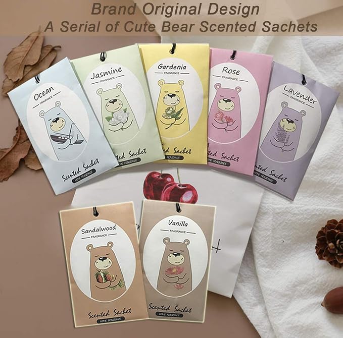 14 Packs Jasmine Scented Sachets Bag - Image 7