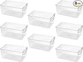 Clear Plastic Storage Bins, Pantry Organizers and Storage Containers Fridge by CONTROLKITCHEN