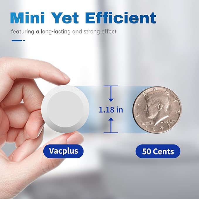 Vacplus Toilet Bowl Cleaner Tablets 12 PACK, Automatic Toilet Bowl Cleaners - Image 2