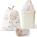 4 Gallon Trash Bags with Cute Rabbit Printed & Drawstring, Tear-Resistant Small by Unknown