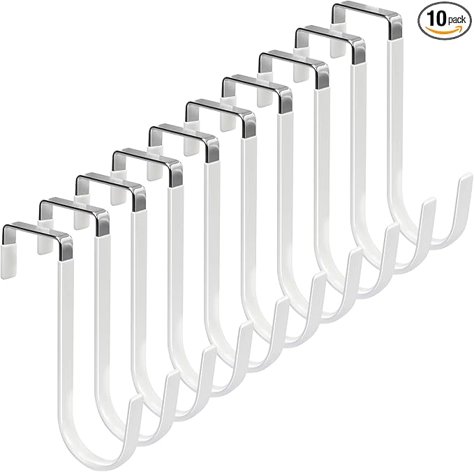 FYY Over The Door Hooks, 10 Pack Door Hangers Hooks by FYY