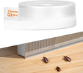 RECAPS 25mm 16.4 Feet Silicone Weather Stripping Door Seal, Transparent Under by RECAPS