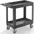 Utility Cart on Wheels, 1000 lbs Capacity Rolling Service Cart, 40 x 17 Inch by WanmwillToolOrganizer