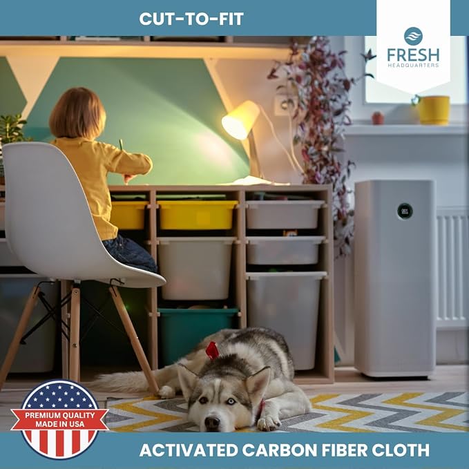Fresh Headquarters 2Pack Cut‑to‑Fit Activated Carbon Pre‑Filter Rolls – - Image 9