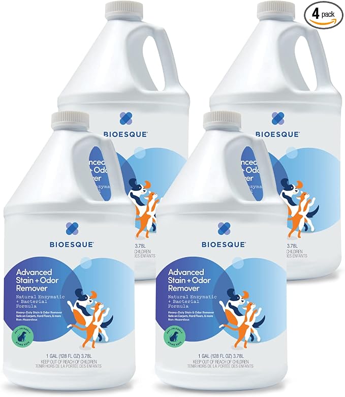 Bioesque Advanced Stain + Odor Remover, Pet-Friendly Natural Enzymatic & by Bioesque
