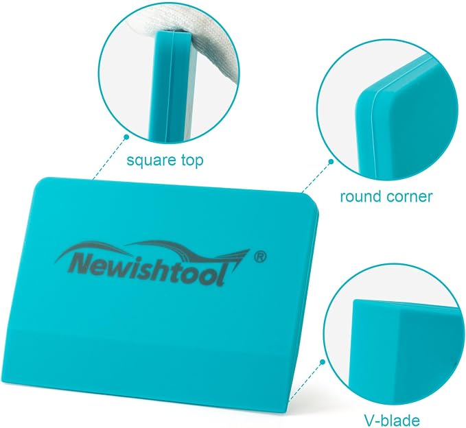 NEWISHTOOL Soft Silicone Small Squeegee - Image 5