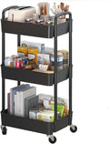 Sywhitta 3-Tier Plastic Rolling Utility Cart by haseverythingyouneed