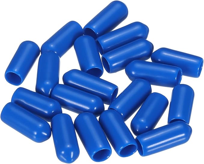 uxcell 20pcs Rubber End Caps 5.5mm ID Vinyl PVC Round Tube Bolt Cap Cover Screw - Image 4