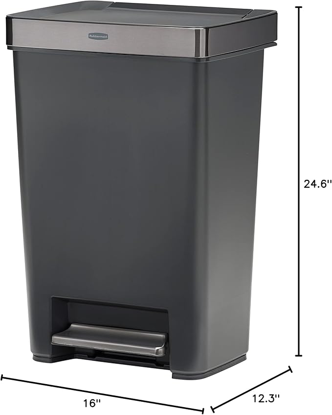 Rubbermaid Premier Series III Step-On Trash Can - Image 7