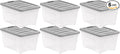 Amazon Basics Plastic Storage Containers by AmazonBasics