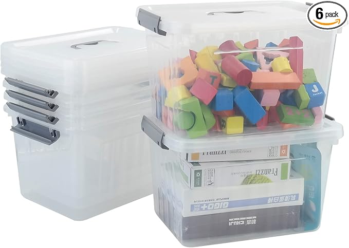 10 L Clear Plastic Storage Box by Callyne
