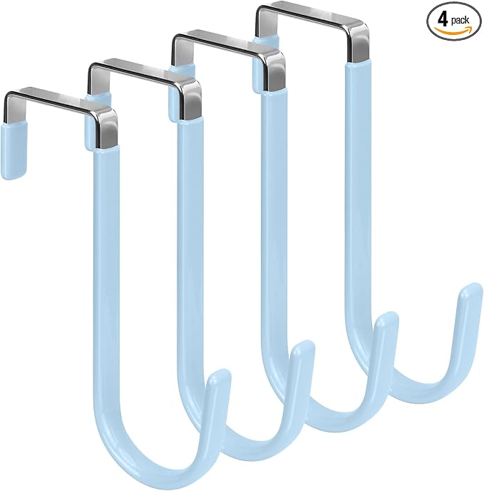 FYY Over The Door Hooks, 4 Pack Door Hangers Hooks by FYY