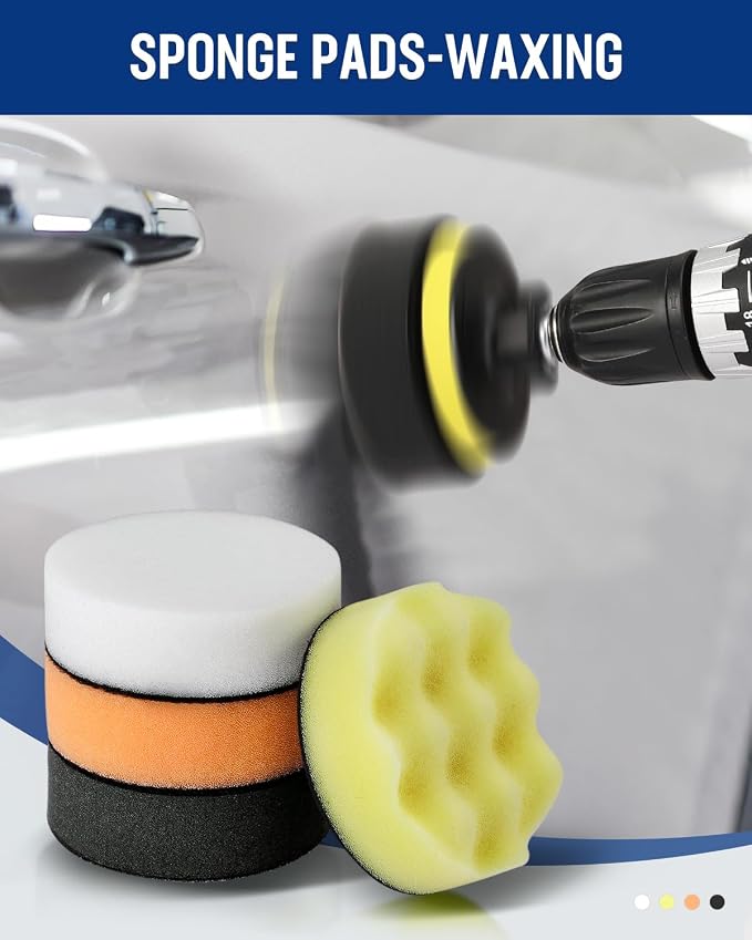 WORKPRO 3 Inch Drill Buffing Pad Kit - Image 6