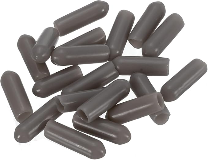 uxcell 20pcs Rubber End Caps 4mm ID Vinyl PVC Round Tube Bolt Cap Cover Screw - Image 4