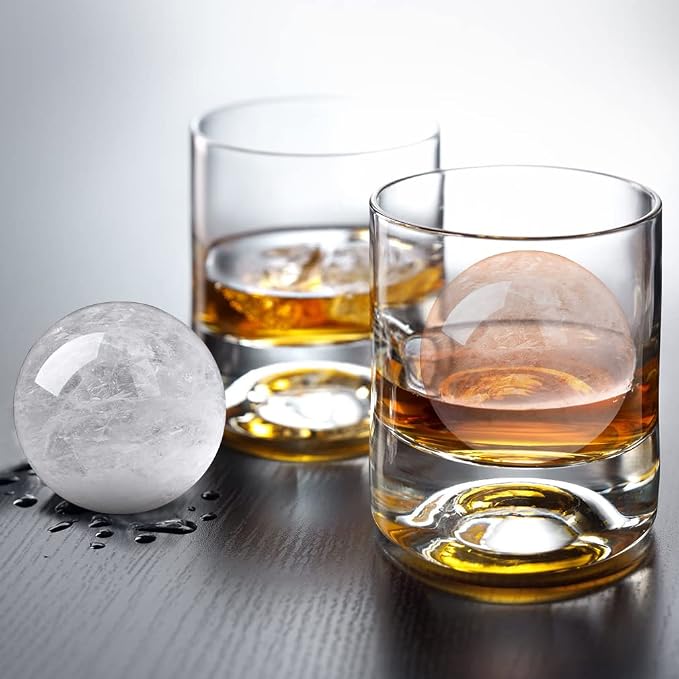 Ice Ball Maker, TINANA Reusable 2.5 Inch Ice Cube Trays, Easy Release Silicone - Image 2