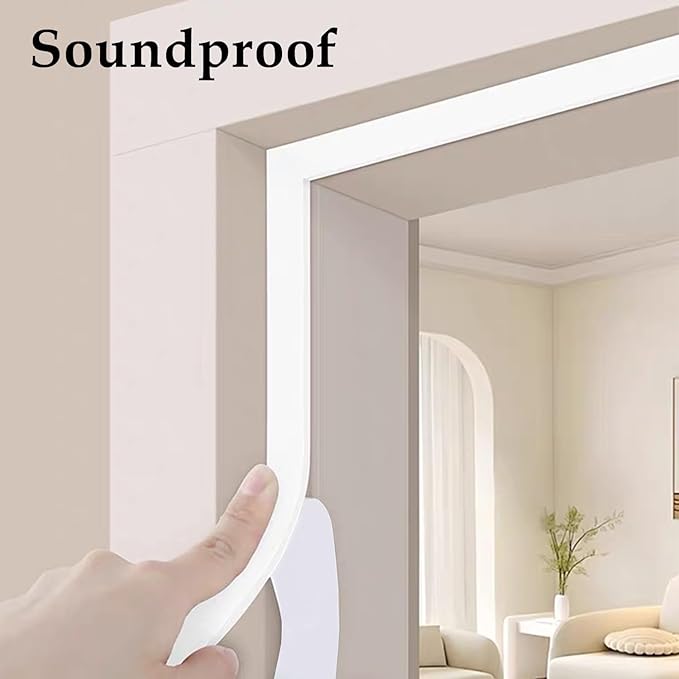 Weather Stripping Door Seal White, 1Inch Wide X 1/4 Inch Thick, Air Conditioner - Image 5