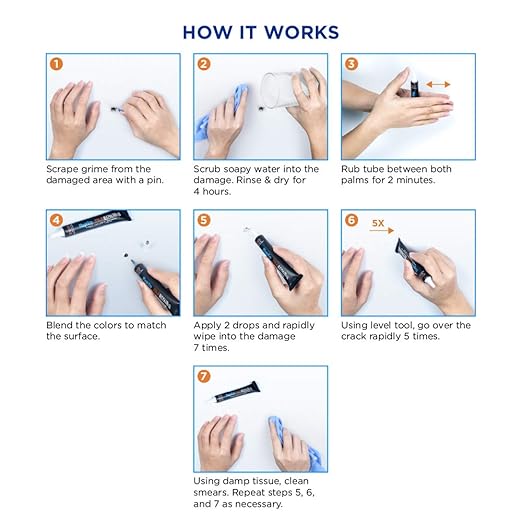 MagicEzy Tile Repairezy: Clear Scratch Repair Touch Up Filler - Image 3