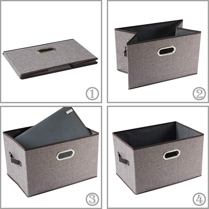 PRANDOM Larger Collapsible Storage Bins - Image 6