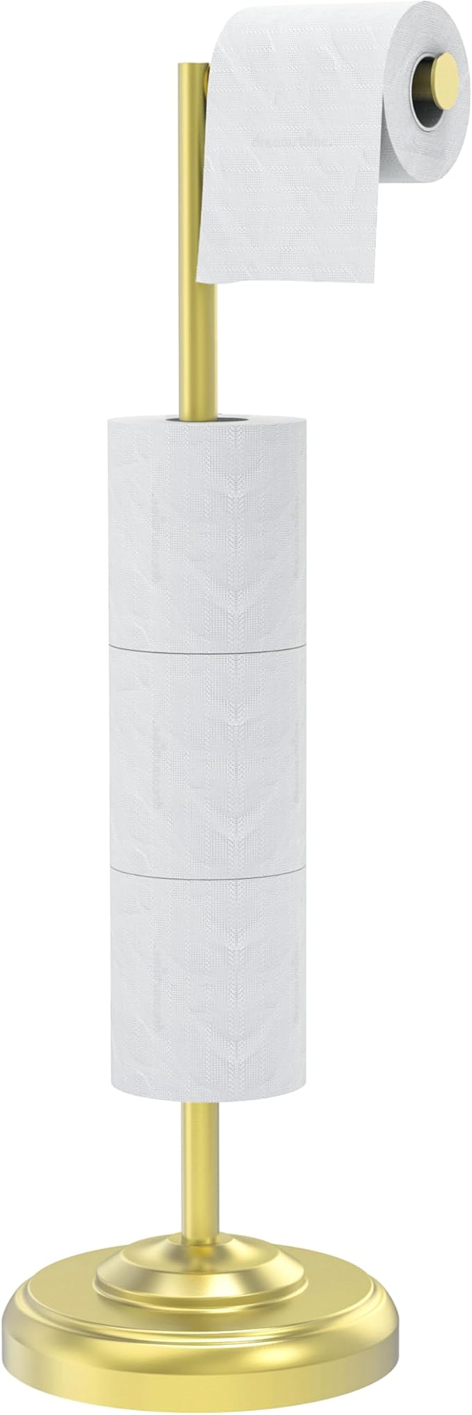 Freestanding Toilet Paper Holder Stand by WZKALY