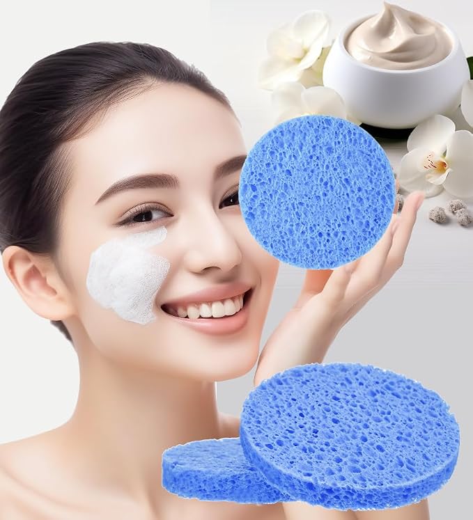 METUUTER 50 PCS Compressed Facial Sponges - Image 4
