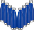 VEGOND 17oz Stainless Steel Water Bottles Bulk, Reusable Metal Sports Water by VEGOND