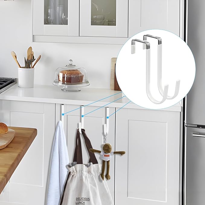FYY Over The Door Hooks, 10 Pack Door Hangers Hooks - Image 7