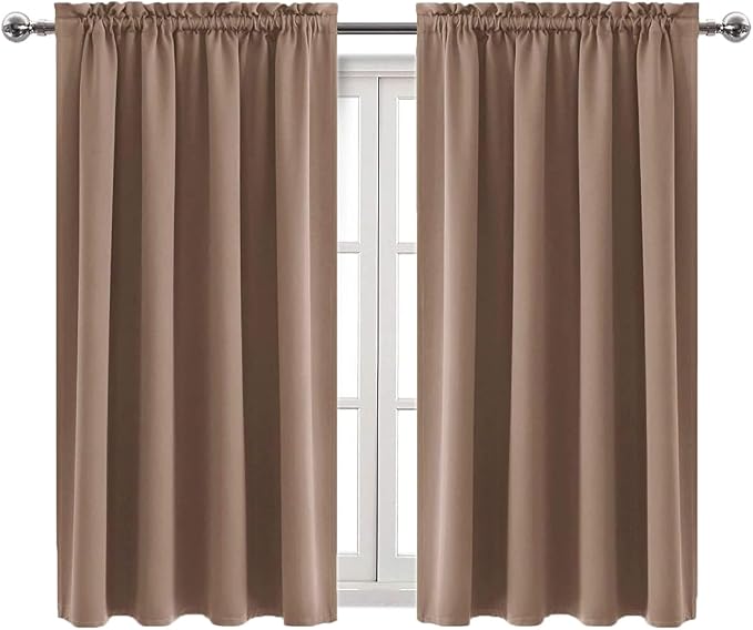 DWCN Blackout Curtains Room Darkening Thermal Insulated Bedroom Curtains Window - Image 8