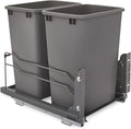 Rev-A-Shelf Double Pullout Trash Cans by Rev-A-Shelf