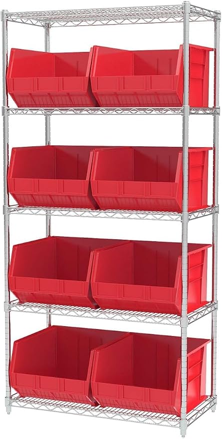 Akro-Mils 30270 AkroBins Plastic Storage Bins, Space-Saving Stackable Bins - Image 9