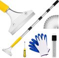 DIYSELF Scraper Tool 5.4ft Adjustable Floor Scraper Long Handle Heavy Duty by DIYSELF