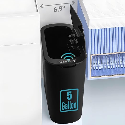 TIPGO 5 Gallon Motion Senor Bathroom Trash Can - Image 3