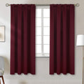 BGment Burgundy Blackout Curtains 72 Inch Length 2 Panels by BGment