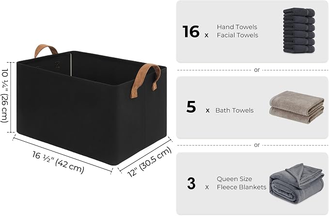 StorageWorks Storage Bins, Fabric Storage Bins - Image 5